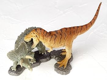 Amazon | miniQ ミニチュア キューブ 白亜紀の対決! ティラノサウルス