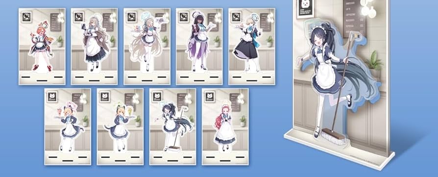 Amazon.co.jp: 韓国 グッズ ブルーアーカイブ アカネ(メイド) アクリル