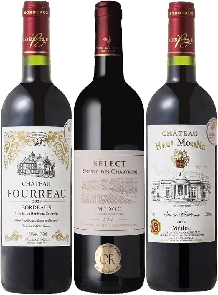 Amazon.co.jp: ワイン館 ビバヴィーノ フランス ボルドー産 赤ワイン 3