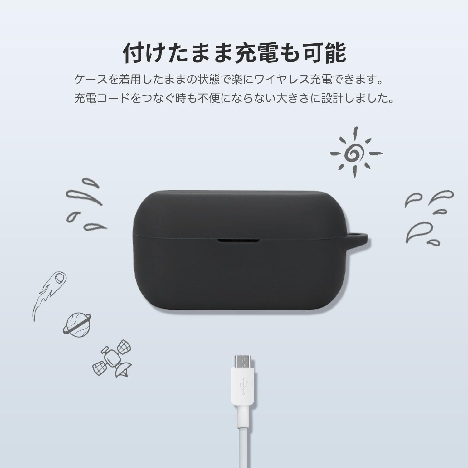 Amazon | Technics EAH-AZ60M2 用 ケース YAJOJO ワイヤレス