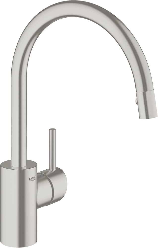 Grohe 32665DC1 Concetto Single-Handle Pull-Down High Arc Kitchen