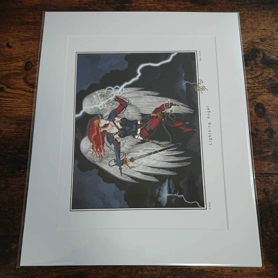 Amazon.co.jp: MTG《稲妻の天使/Lightning○Angel》イラストレーター