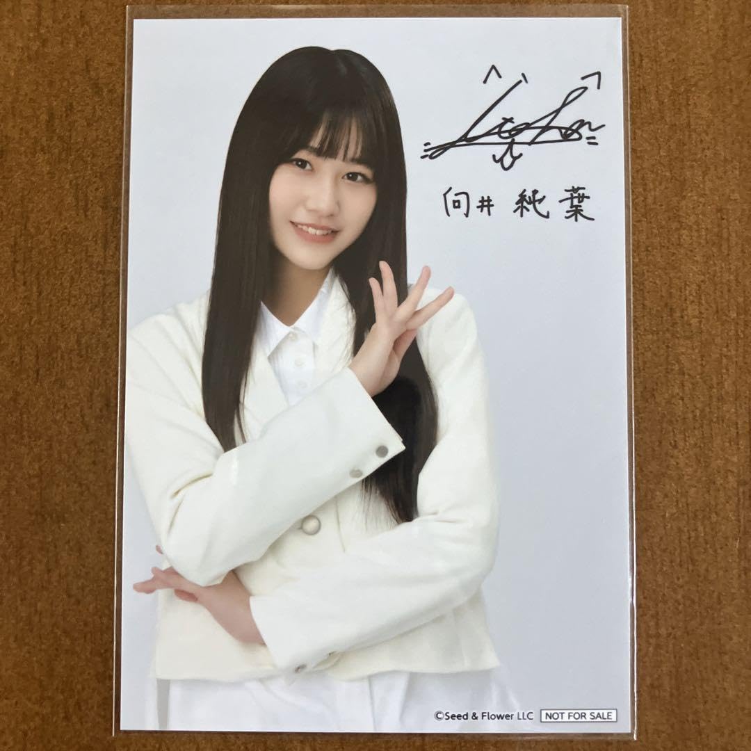 Addiction 直筆 サイン入りポスター 櫻坂46 向井純葉 Addiction サイン