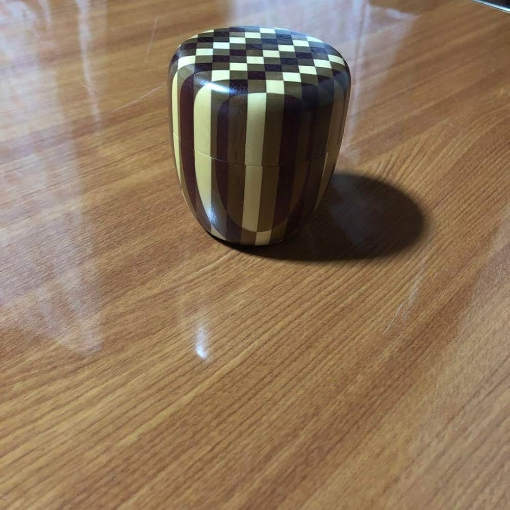 Amazon｜寄木細工 箱根細工 棗 なつめ 茶入れ 茶道具 茶道 無垢 小物