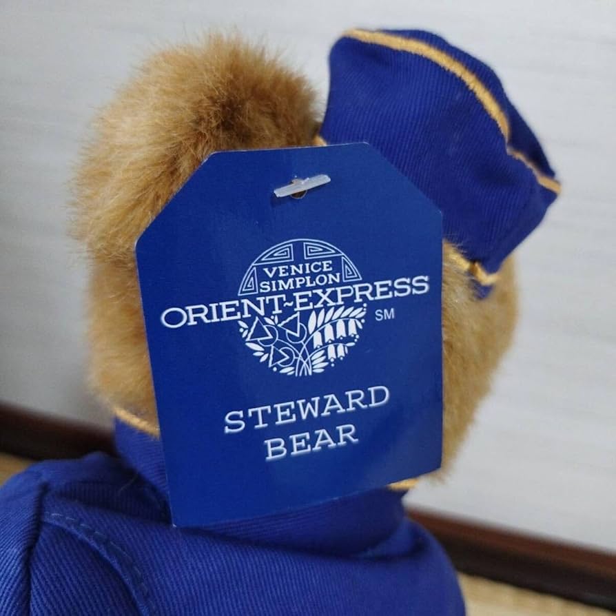 Amazon.co.jp: Steward Bear Orient Express European Railroad Plush
