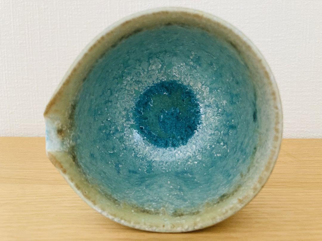 中尾哲彰作 銀河釉薬 花びら型陶器カップ 中尾哲彰作 銀河釉薬 花びら