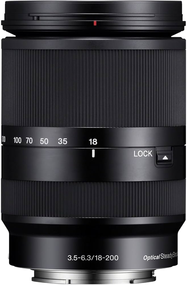 Amazon.com : Sony 18-200mm F3.5-6.3 E-Mount Lens SEL18200LE