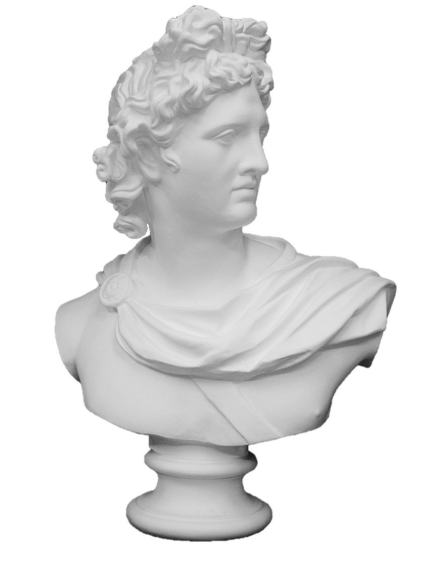 Amazon.co.jp: 石膏像 K－127 アポロ胸像 H．79cm : ホーム