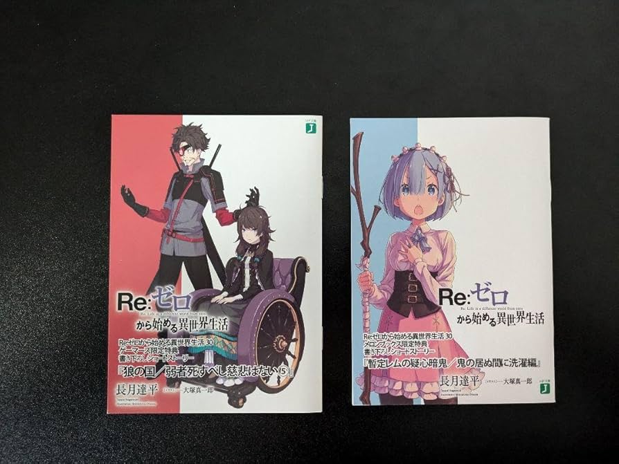 Re:ゼロから始める異世界生活 特典小説 ゼロカラカサネル リゼロ Re
