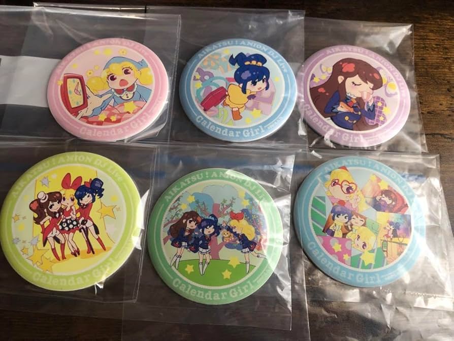 アイカツ！ カレンダーガール マグバッジ アイカツ！ カレンダーガール