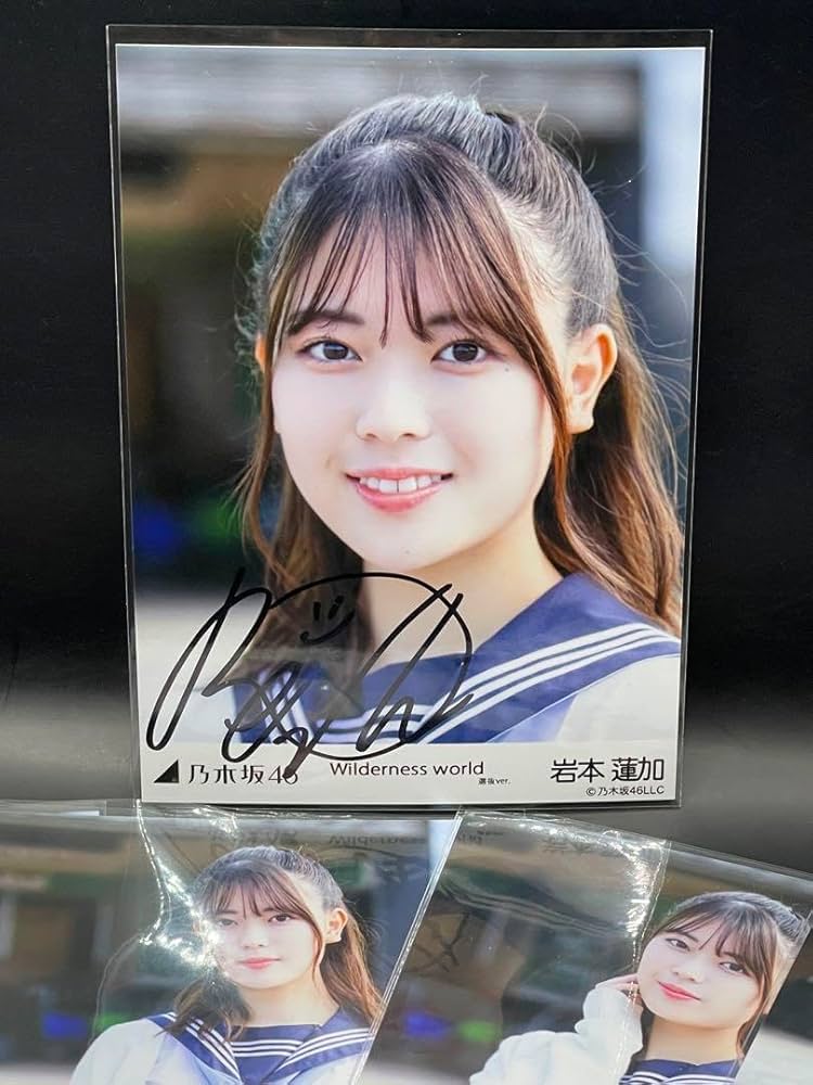 岩本蓮加 サイン入りチェキ 乃木坂46 乃木坂46 岩本蓮加 サイン入り