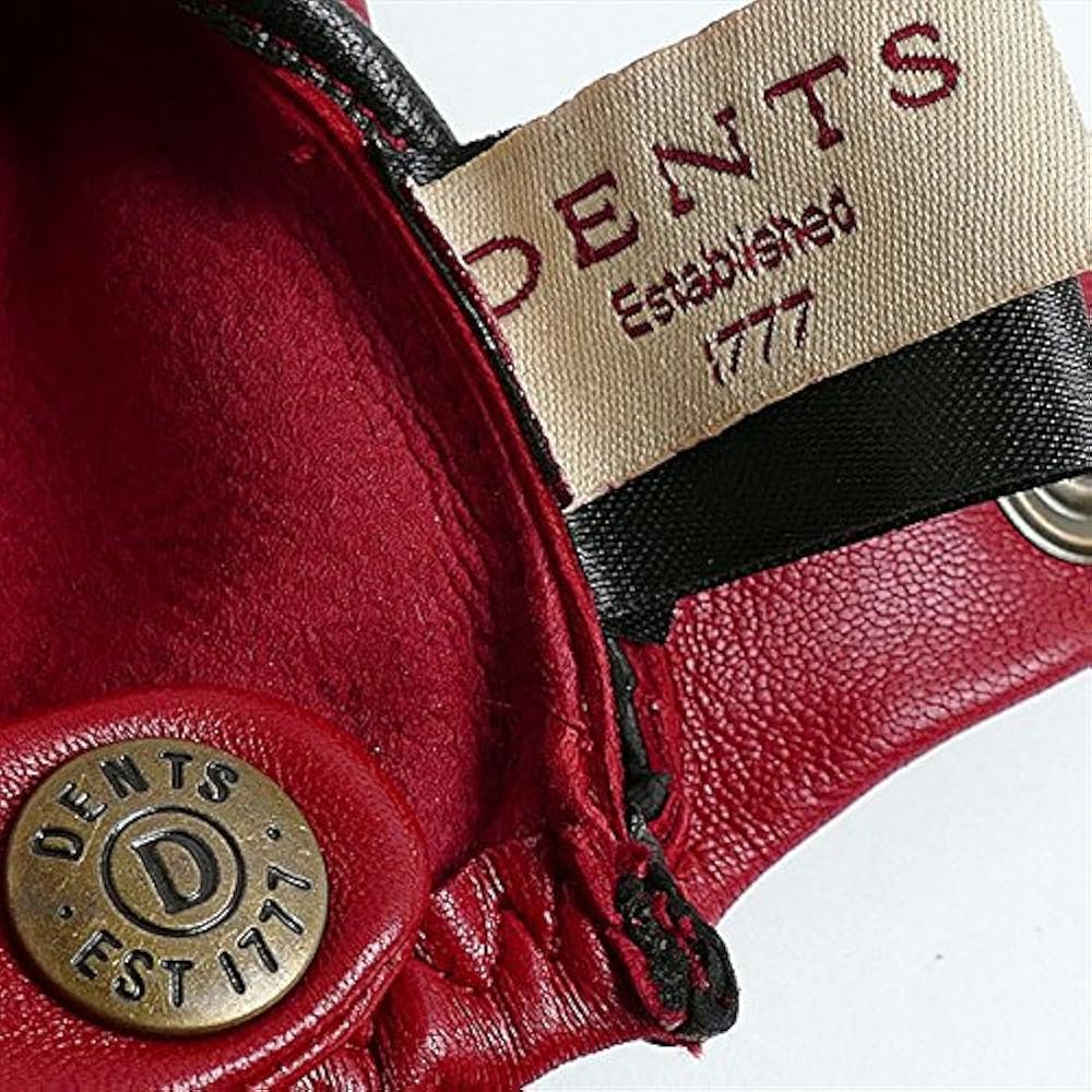 Amazon.co.jp: [デンツ] 羊革(HAIR SHEEP) ドライビンググローブ 赤5