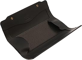 Amazon.co.jp: ペンケース オーセン【ブラック】本革 最高級モデル