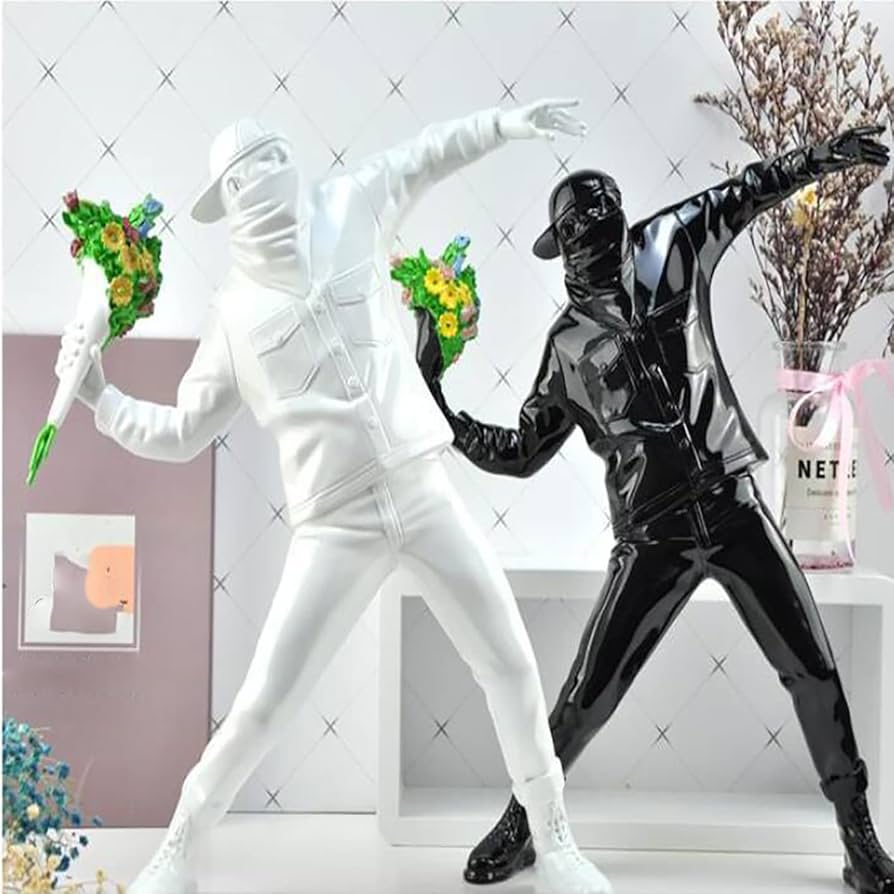 Amazon.co.jp: 樹脂のフィギュアイングランドストリートアート