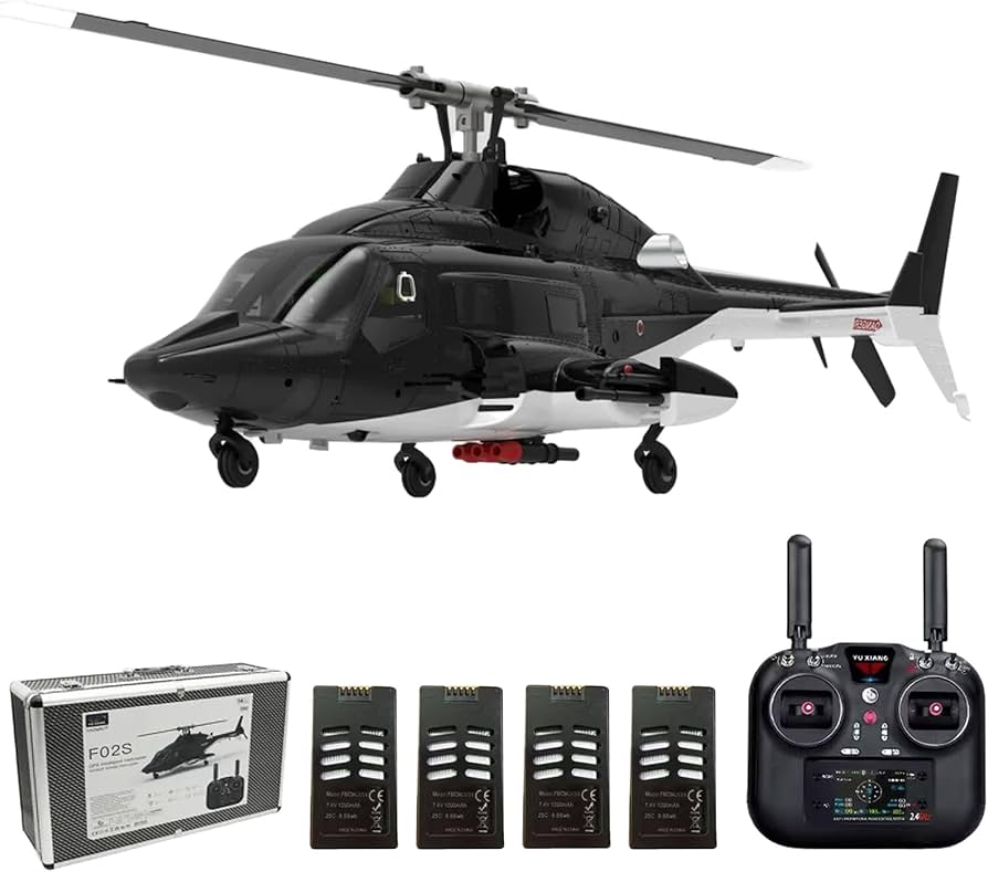 Amazon.com: Hanll YUXIANG F02S 1:34 Scale 8CH GPS RC Helicopter