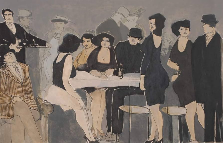 Amazon | デビット・シュノイヤー 「レストラン・2」 シルクスクリーン