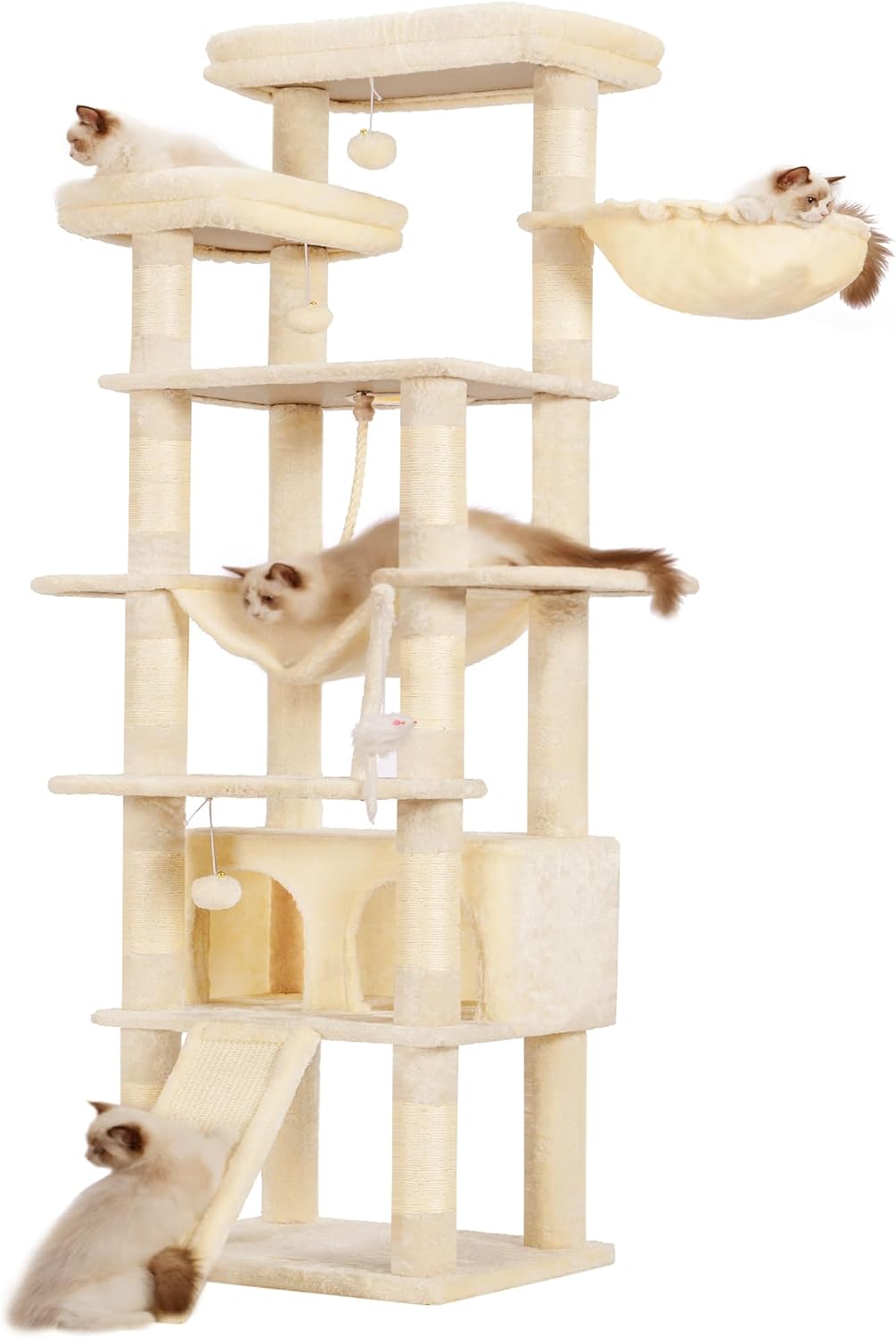 M2977-99-66】キャットタワー 高さ155CM - メルカリ 【M2977-99-66