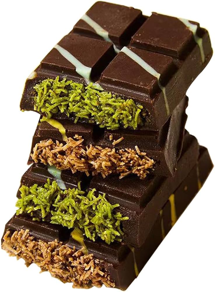 Amazon | ドバイチョコ 濃厚な外殻 サクサクの内芯 優質なジャム