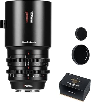 Amazon.com : 7artisans 120mm T2.9 Cine Lens Full Frame Macro 2X
