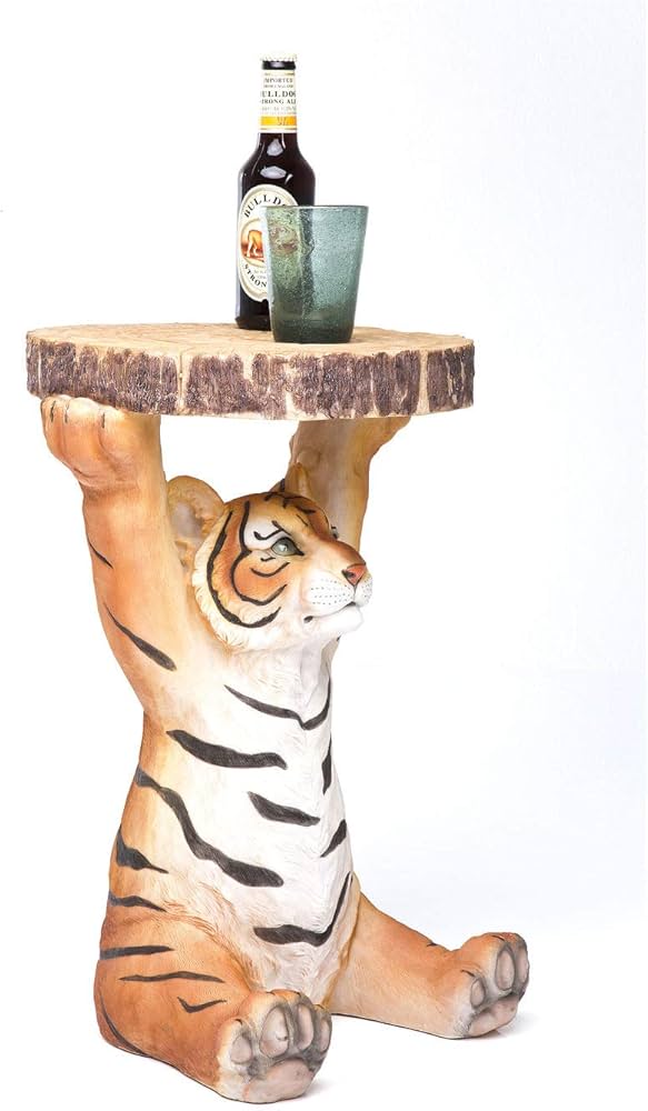 Amazon｜KARE カレ 正規品 アニマル サイドテーブル タイガー 高さ53cm