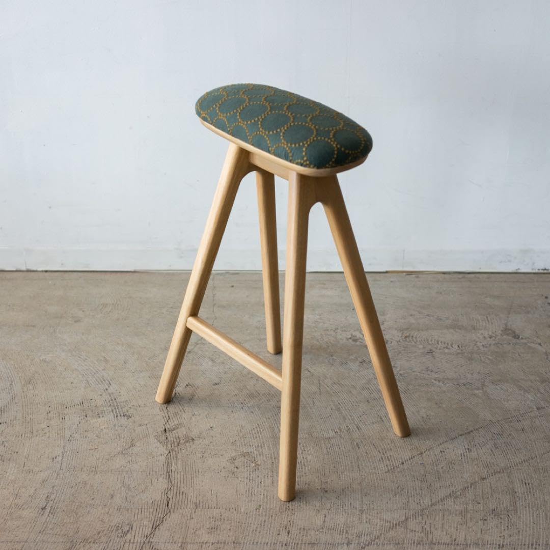 キッチンスツールNA(H630)× ミナペルホネンlife puzzle BK送料込