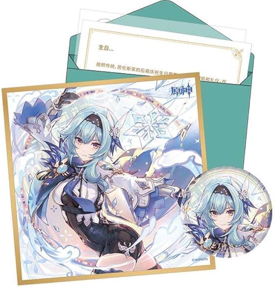 Amazon.co.jp: 原神 エウルア 誕生祭グッズ 公式正規品 命定の日 Z