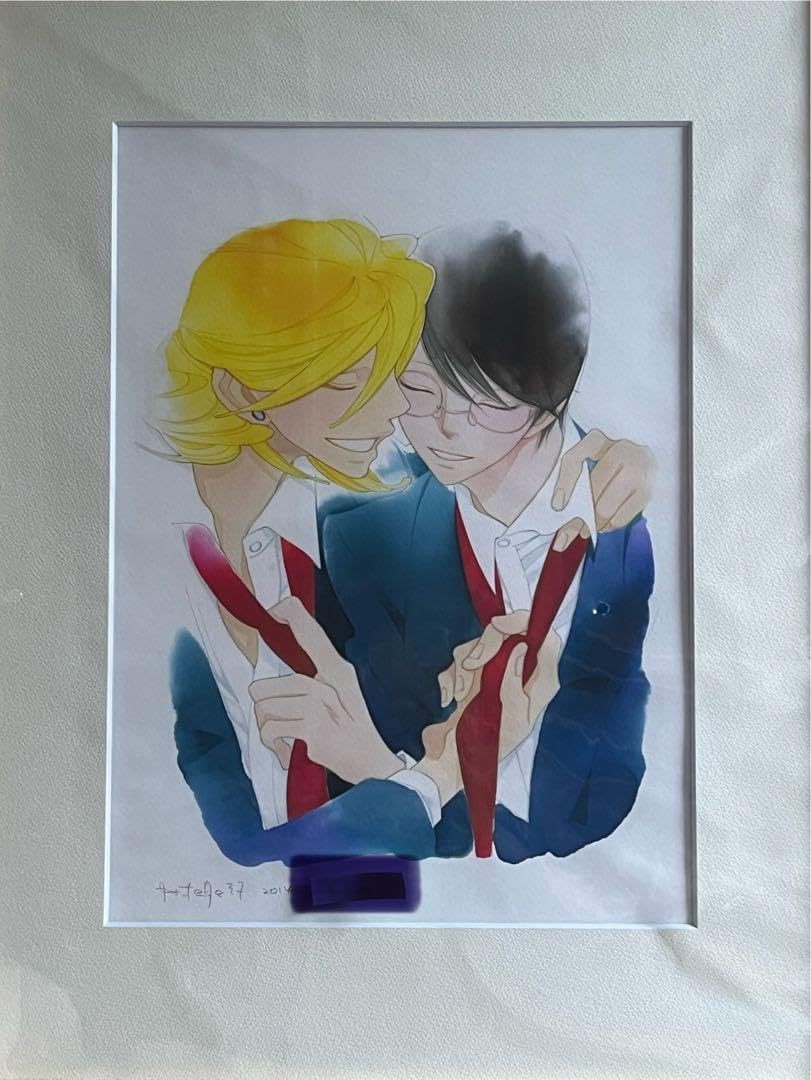 同級生 卒業アルバム ジャージ 中村明日美子 複製原画 サイン入り