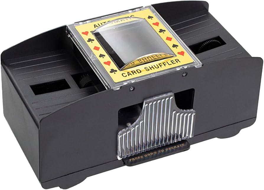 Amazon | カードシャッフラー 自動カードシャッフル機 2デッキ