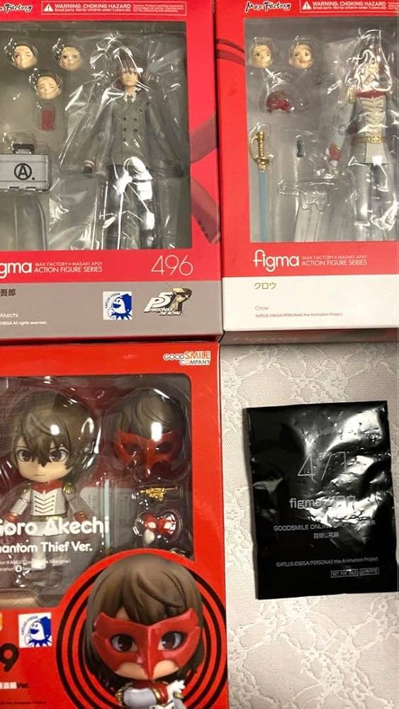 美品 figma ペルソナ5 クロウ 明智吾郎 figma ペルソナ5 クロウ 明智