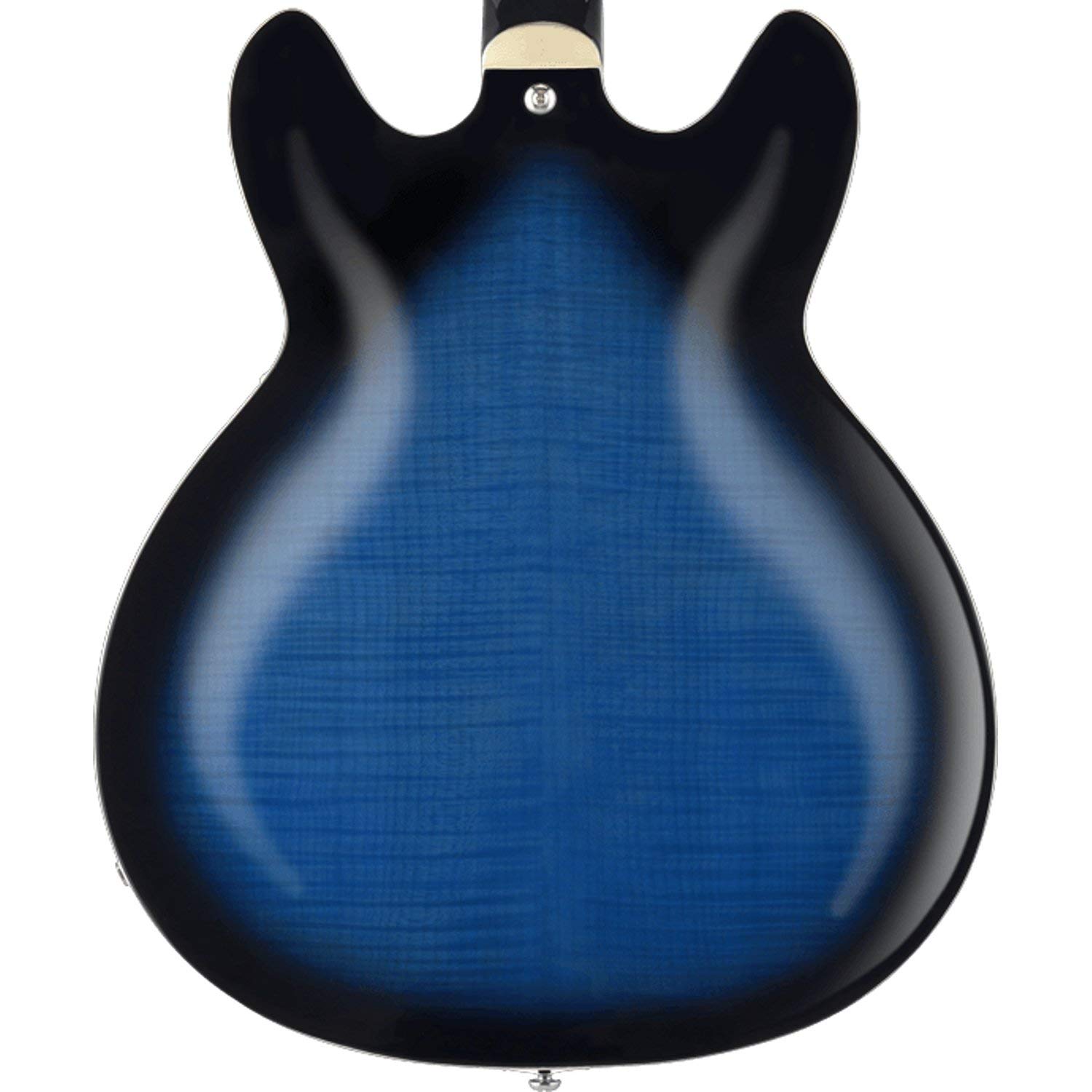 ダークブルー セミホロウボディ エレキギター ダークブルー セミホロウ