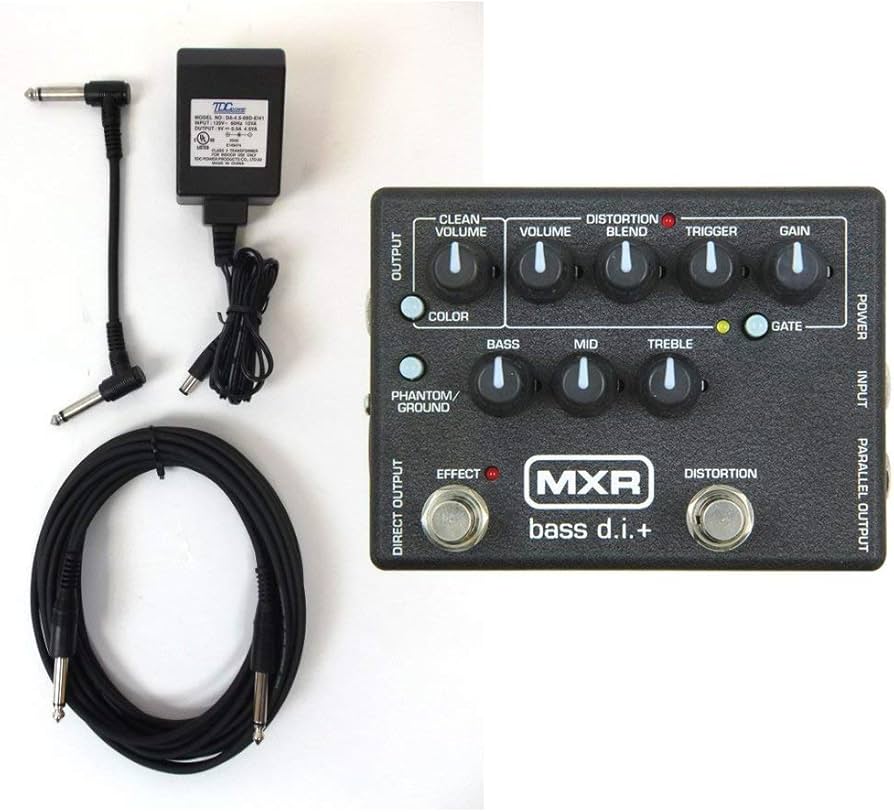 Amazon.com: MXR M80 Bass D.I. Pedal + Power adapter and cables