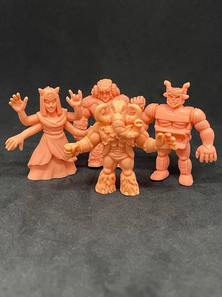 キン消し（当時物）殺人遊戯コンビ4体 キン肉マン消しゴム キンケシ