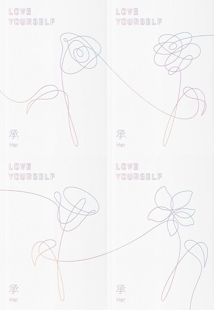 Amazon.com: BTS - Love Yourself 承 [Her] [L.O.V.E versions Set] 4 CD