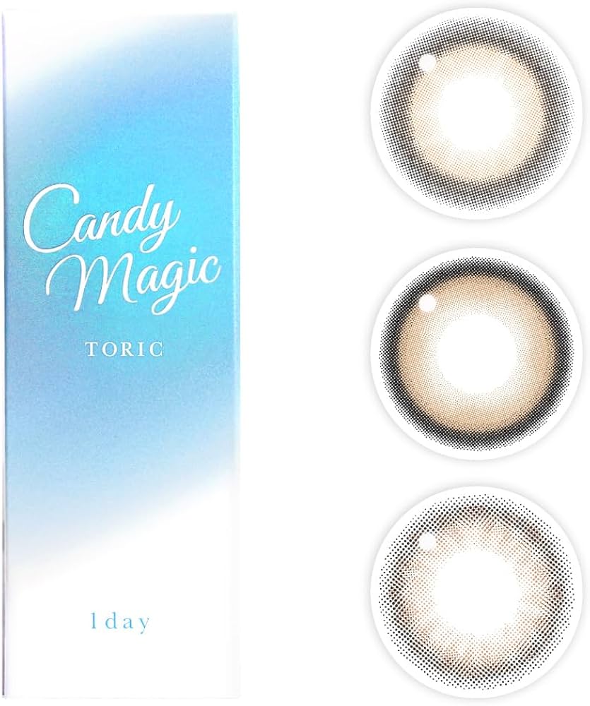 Amazon | 【公式ストア限定】 カラコン Candymagic toric 1day