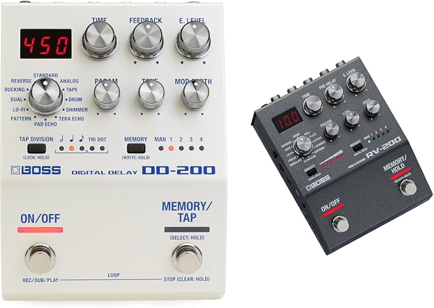 Amazon.com: Boss DD-200 Digital Delay & RV-200 Reverb Multi-FX