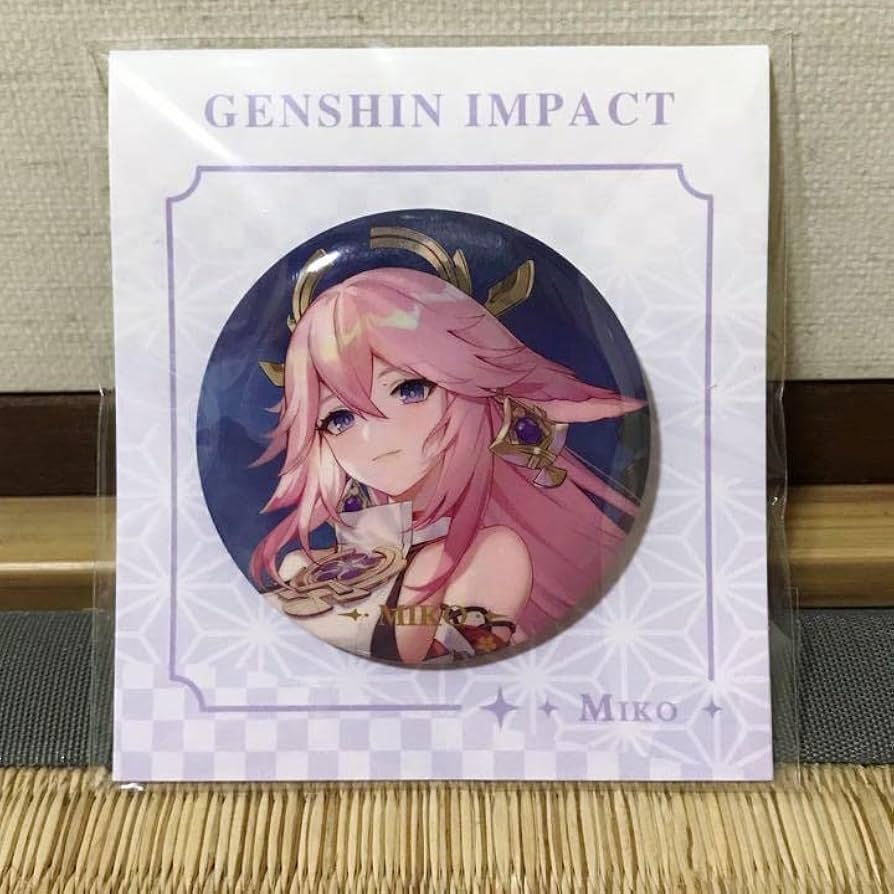 原神symphony ランダム缶バッジ 八重神子 【公式通販】