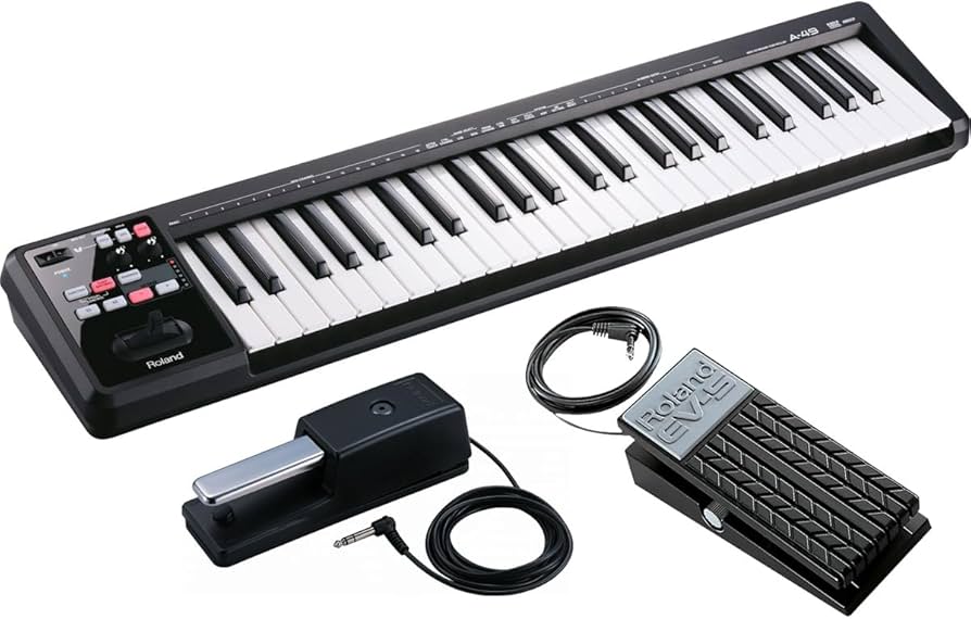Amazon | Roland/A-49 BK [ダンパーペダル DP-10 + エクスプレッション