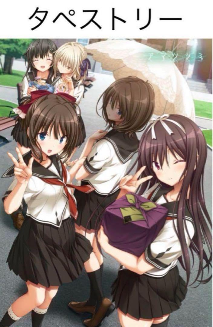 Amazon.co.jp: アマツツミ 描き下ろしB2タペストリー(パープル