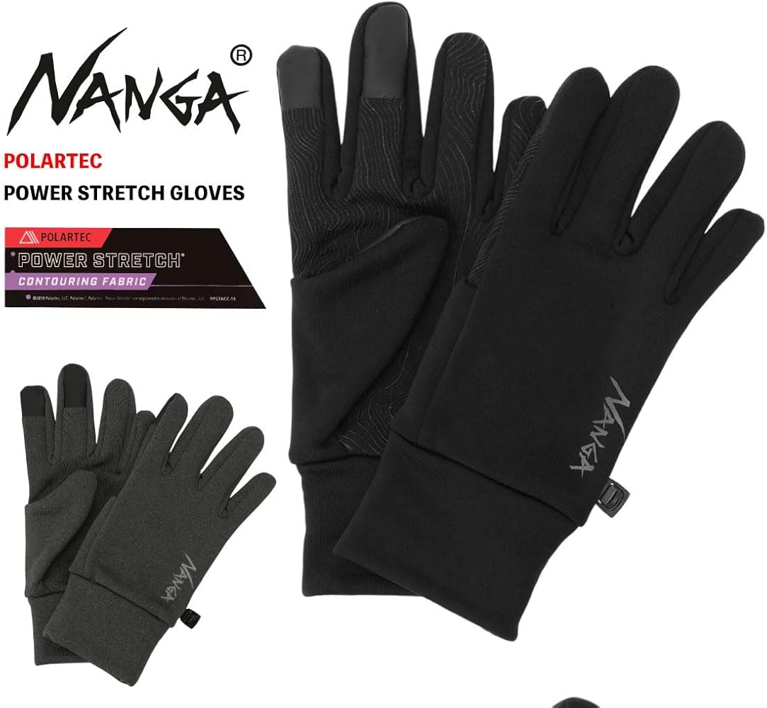 Amazon | [ナンガ] POLARTEC POWER STRETCH GLOVES ポーラテック