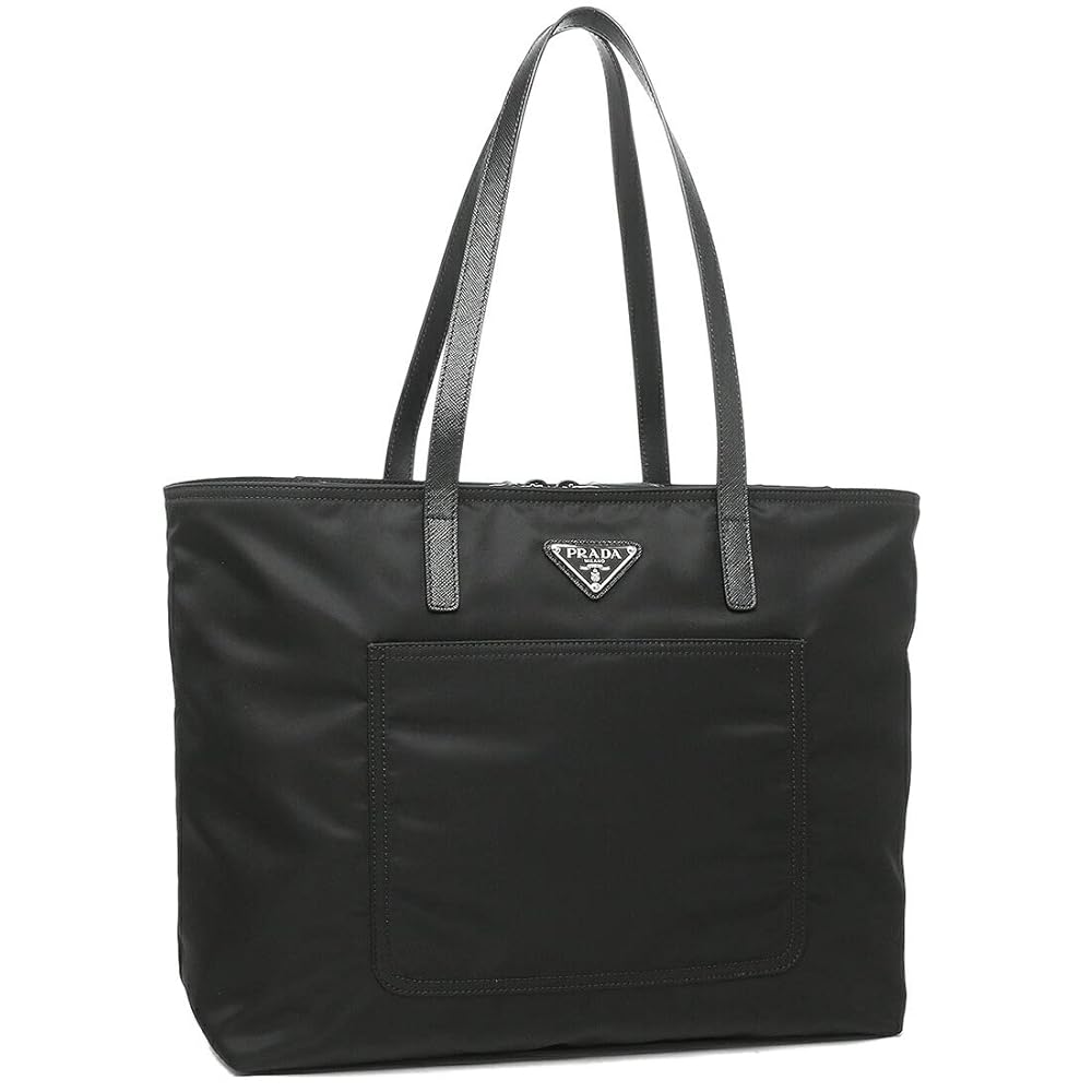 プラダ トートバッグ ブラック PRADA トライアングルロゴ