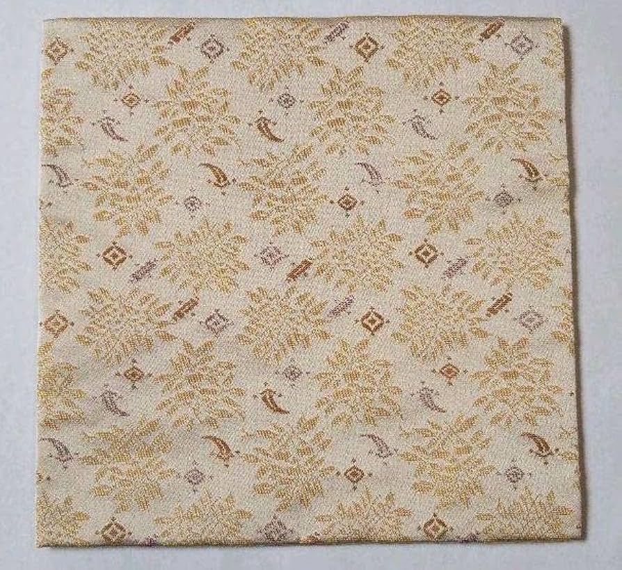 茶道具 古帛紗 入子菱 吉祥文緞子 袋師 13代 土田 半四郎 友