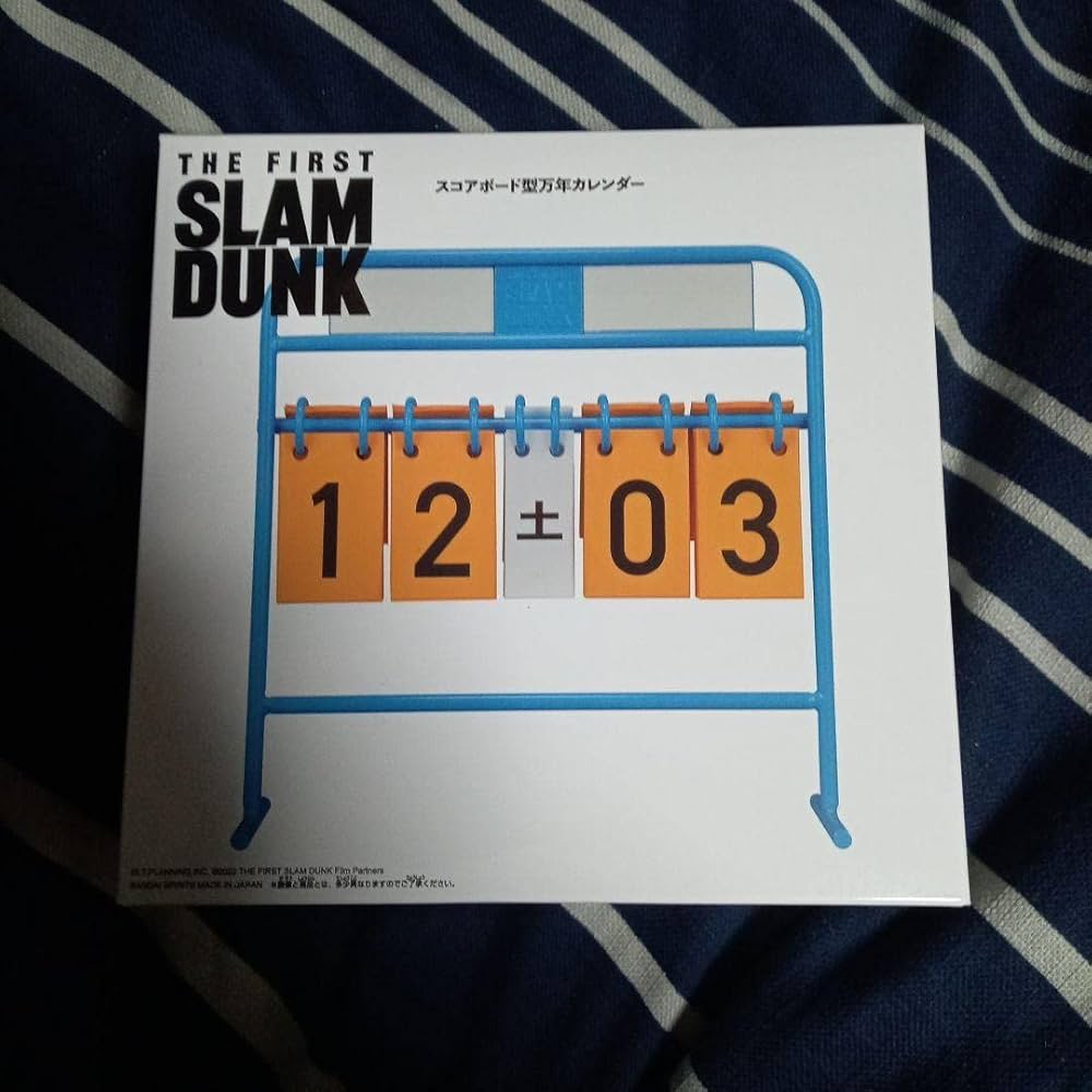映画 THE FIRST SLAM DUNK スコアボード型万年カレンダー Amazon.co.jp