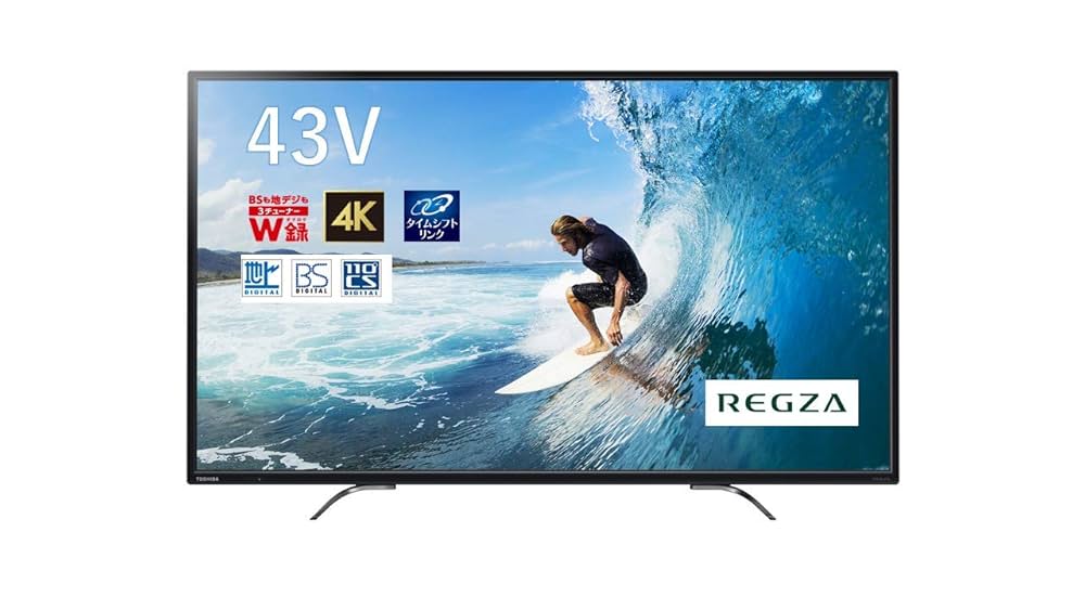 東芝 43V型 液晶テレビ 43C310X 4K 88160-1-005 C310X/TOP｜テレビ