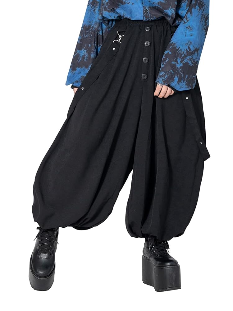 葵*様 Roen ロエン スカルブラック サルエルパンツ 葵*様 Roen ロエン