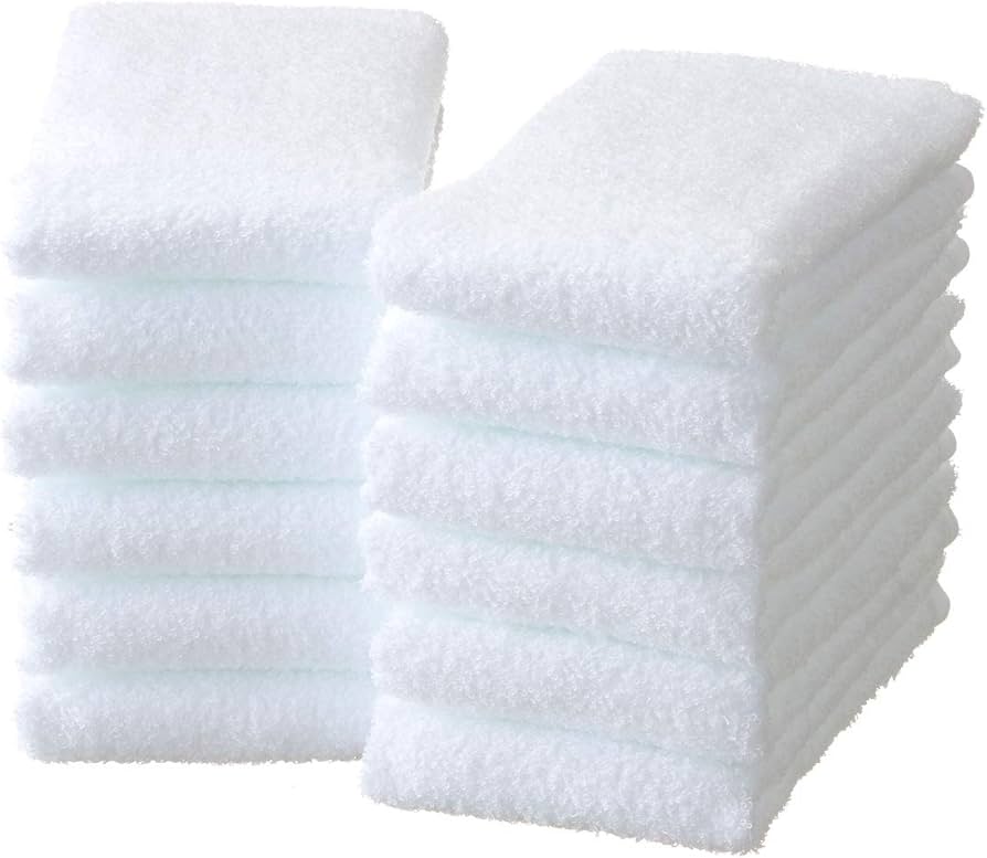 Amazon｜泉州タオル まっ白 フェイス 12枚セット フェイスタオル 日本