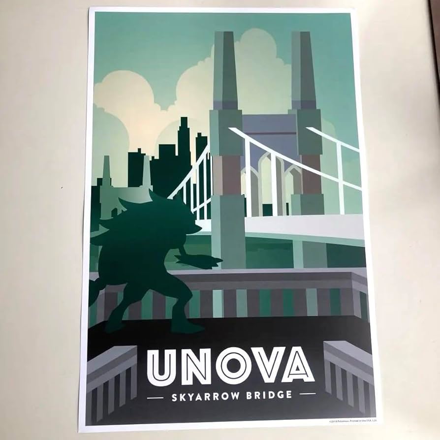 Amazon.co.jp: イッシュ地方 ポスター W : スポーツ＆アウトドア