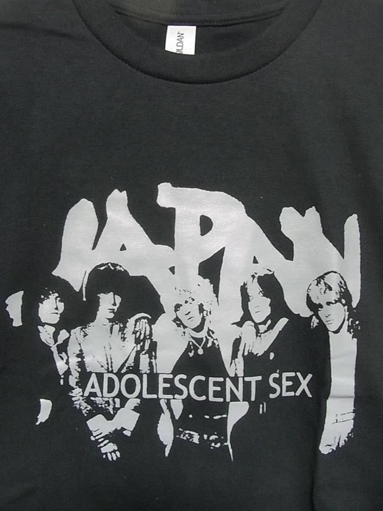 Amazon.co.jp: 初期ジャパン バンドTシャツ JAPAN ブラックボディ