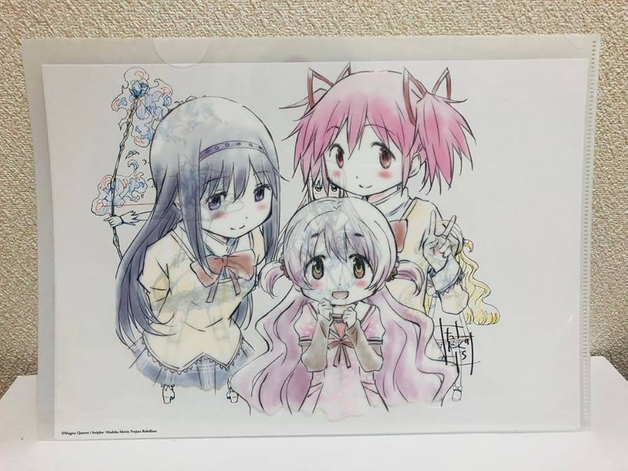 Amazon.co.jp: 魔法少女まどかマギカ まどマギ 複製原画 クリア