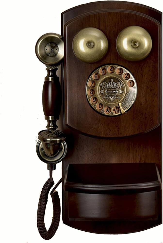 Amazon.co.jp: 壁掛け式ヴィンテージ電話、レトロヴィンテージ