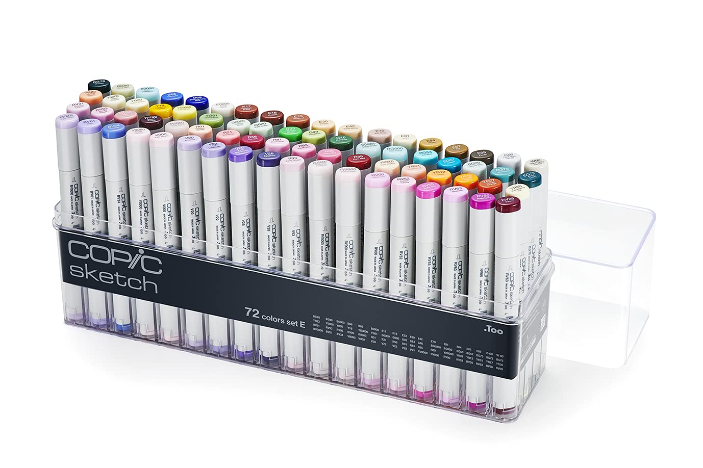 Amazon.com: Copic Sketch, Ultra-blendable Alcohol Markers, 72pc